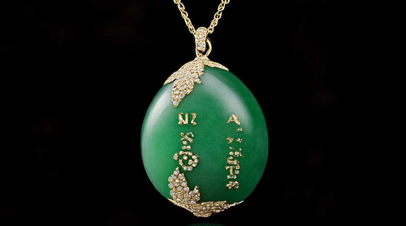 翡翠转运珠镶嵌