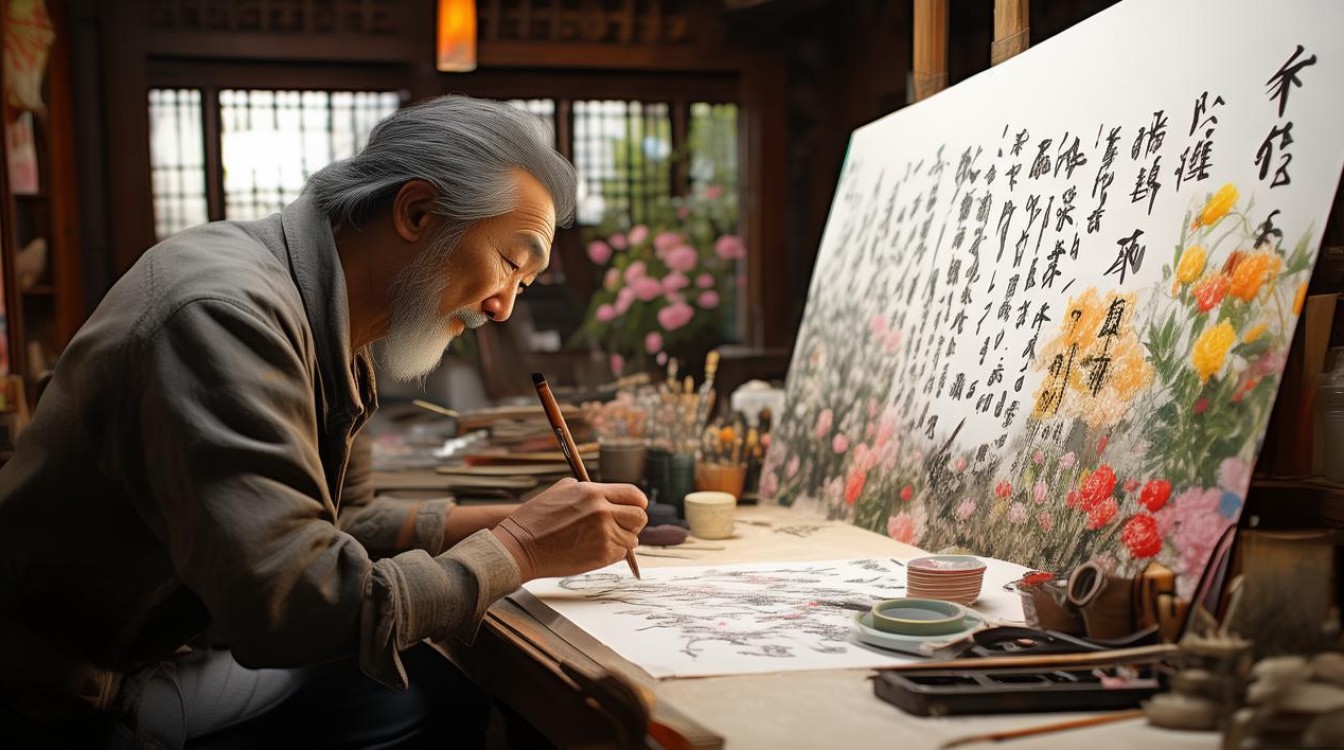 于国画家