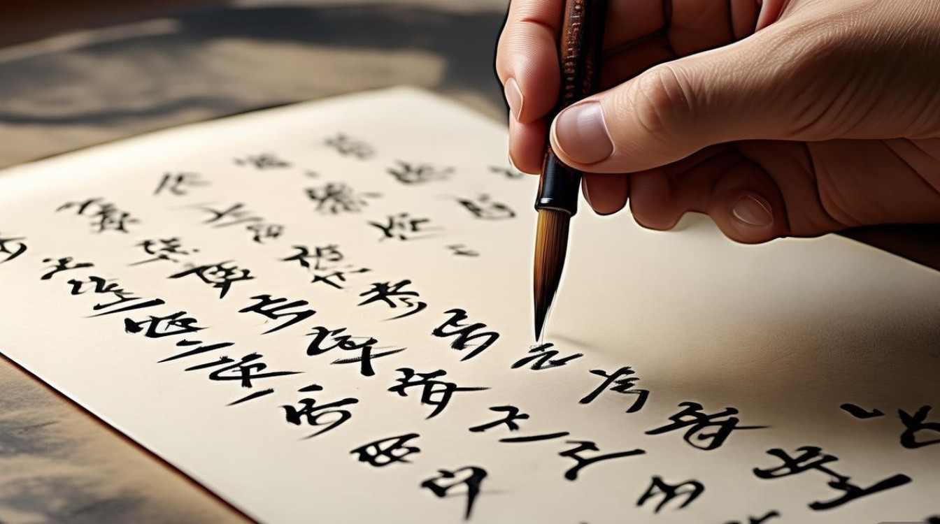 代写书法字