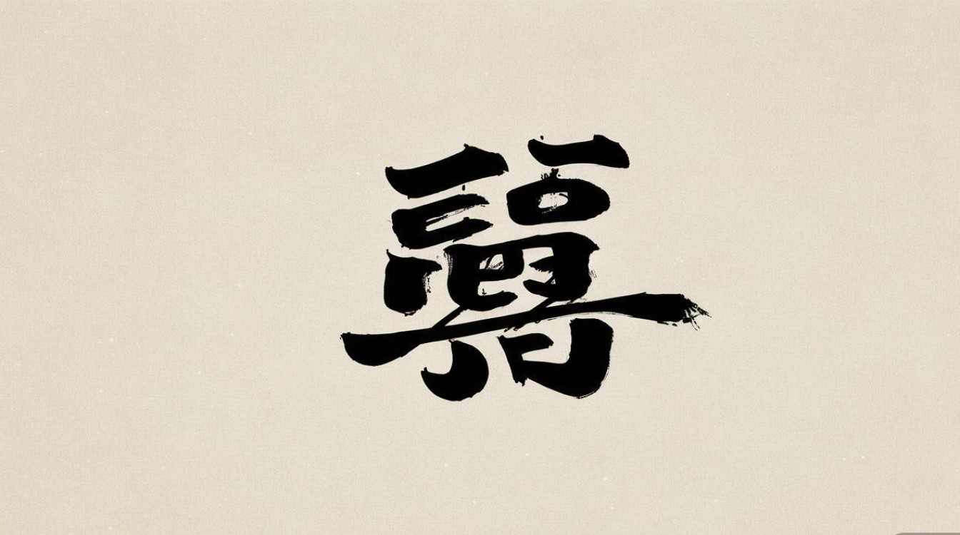 态字的书法