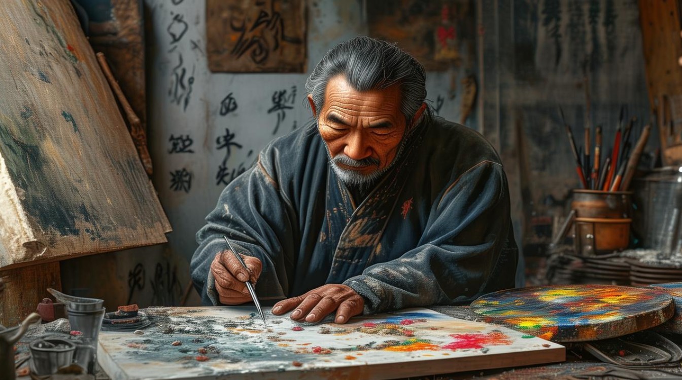 梅斋的画家