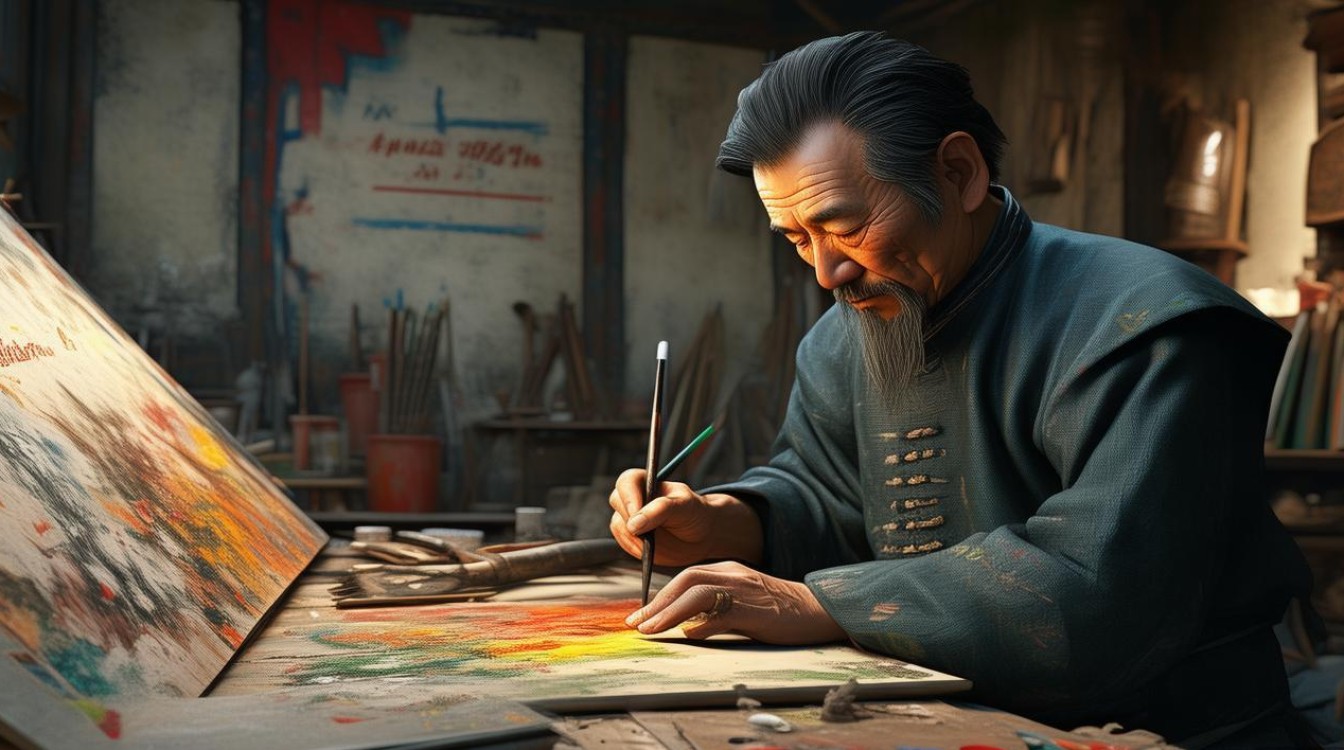 梅斋的画家