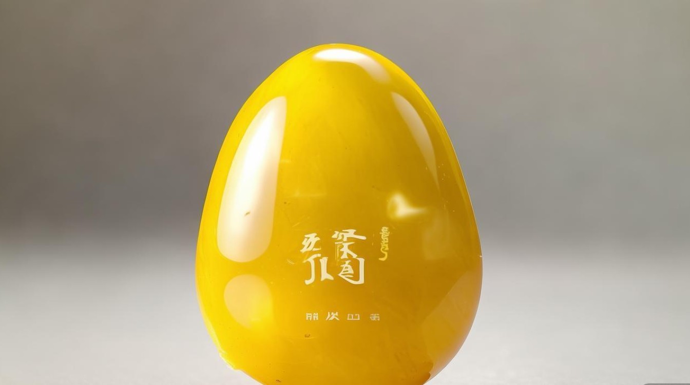 黄翡翠蛋面