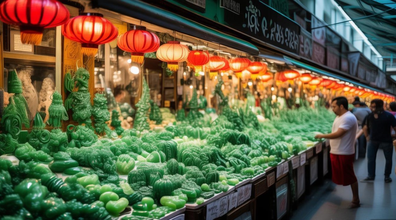 泰国的翡翠市场
