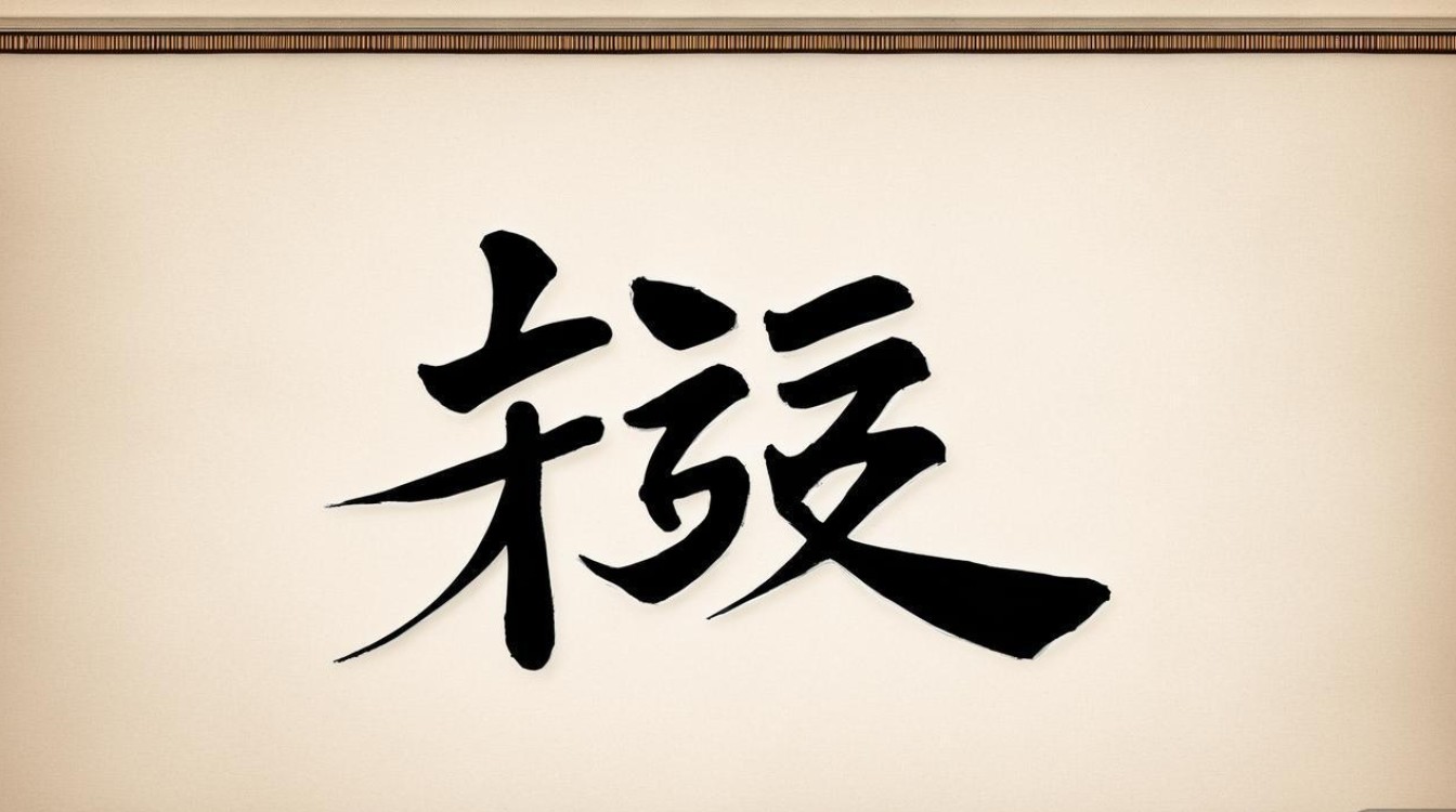 孩字的书法