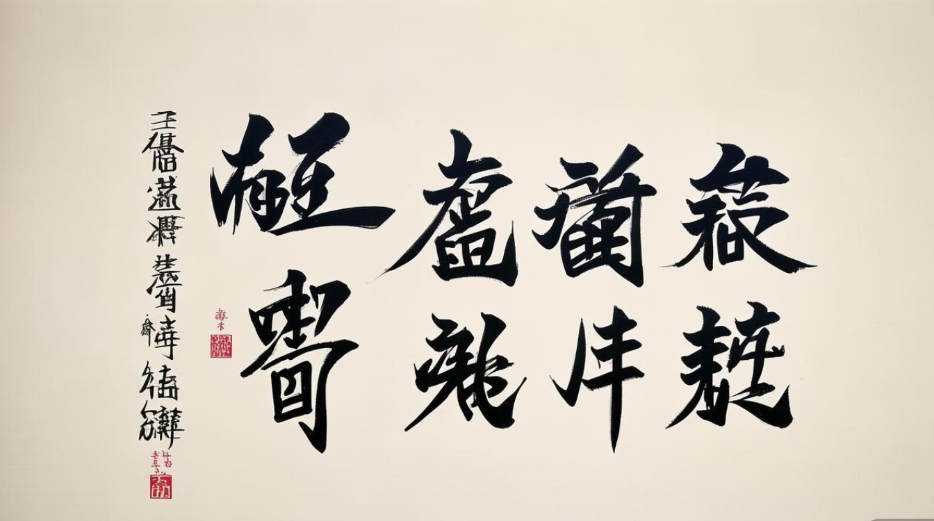 启功书法大字