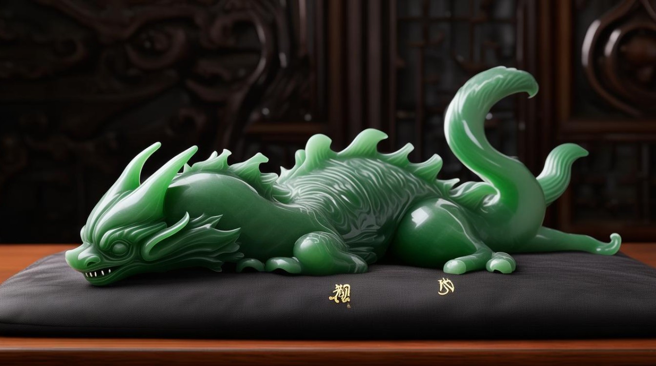 翡翠貔貅不开光