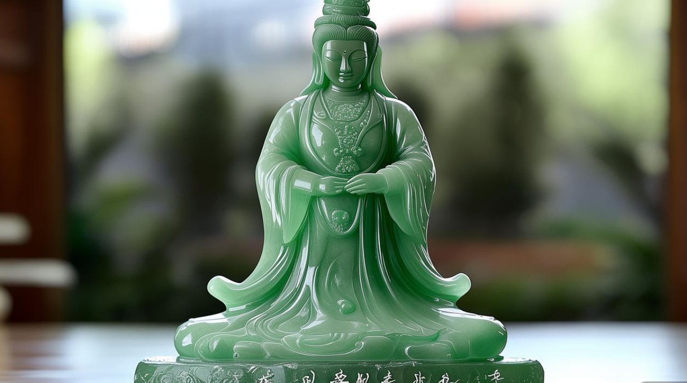 极品翡翠观音图片