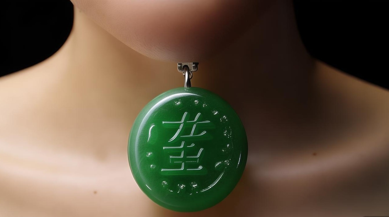 喜上眉梢翡翠挂件