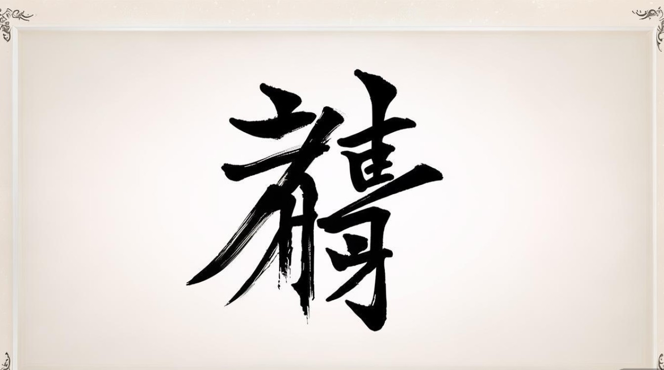 叹字的书法