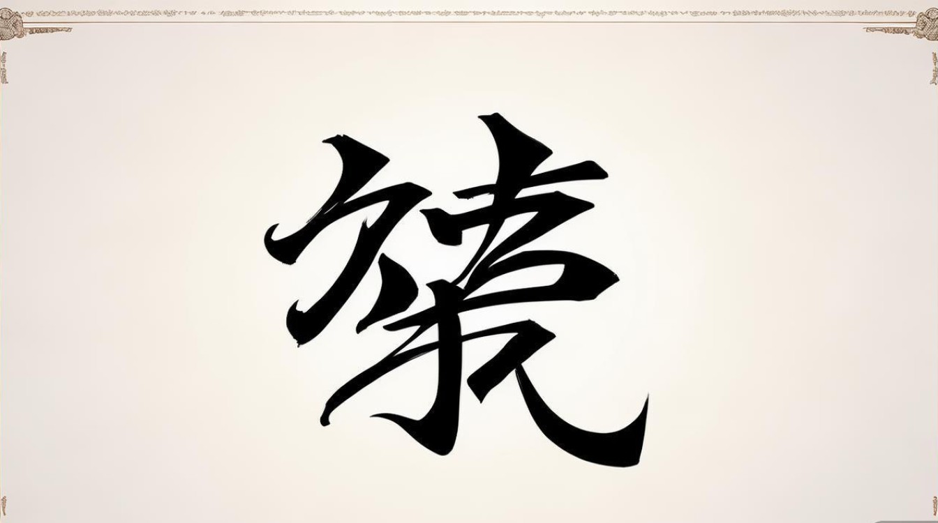 叹字的书法