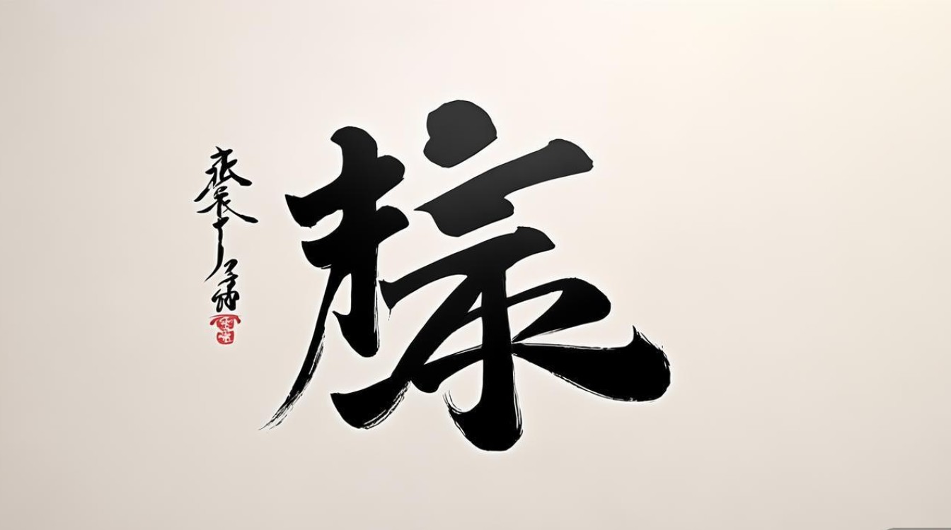 杨字书法字