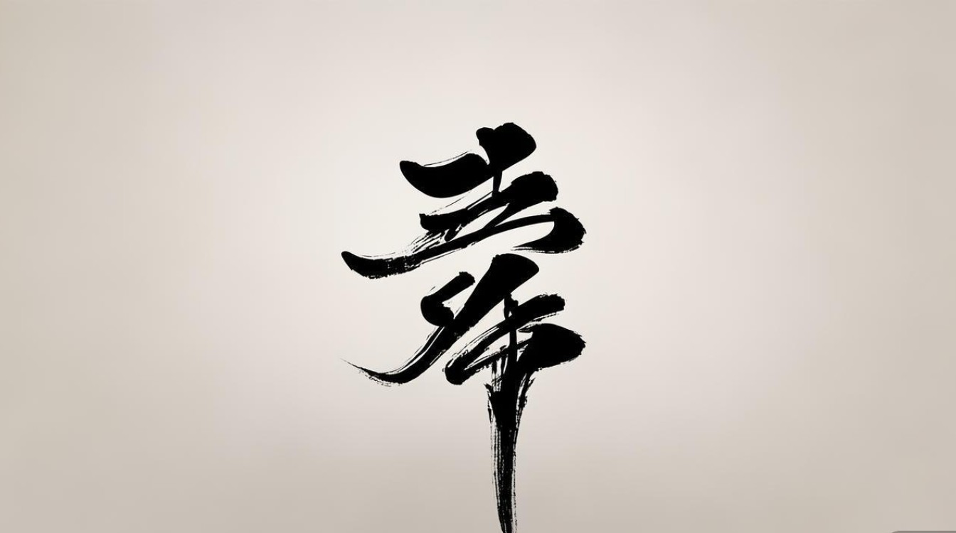 杨字书法字