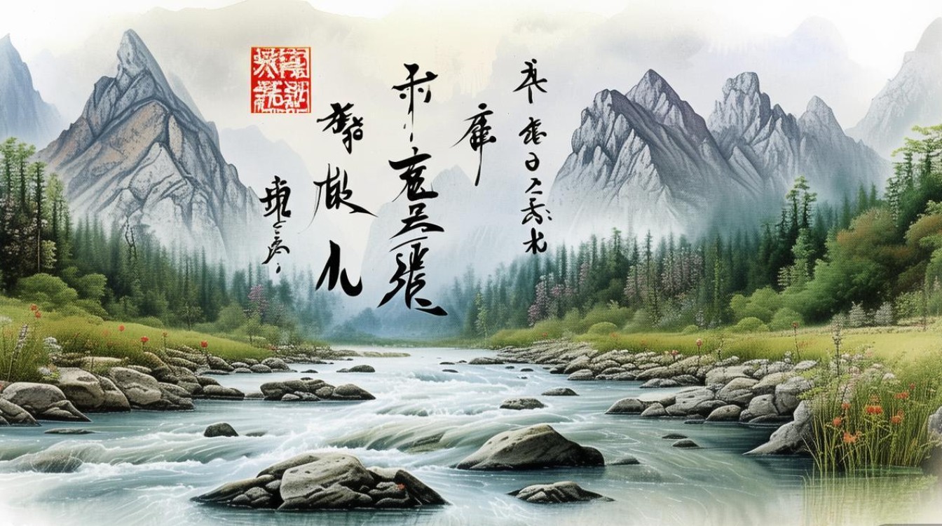 山字行书法
