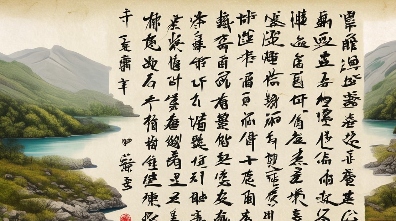 锦绣河山书法