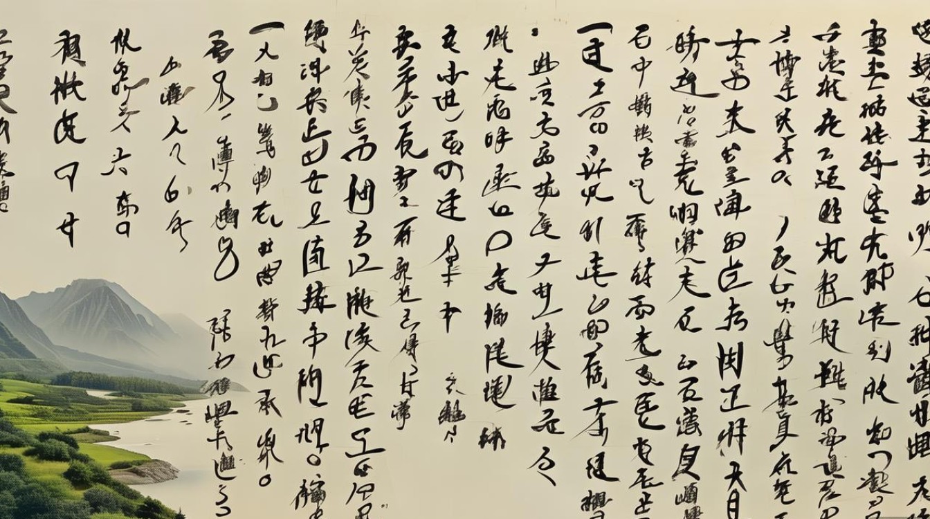 锦绣河山书法