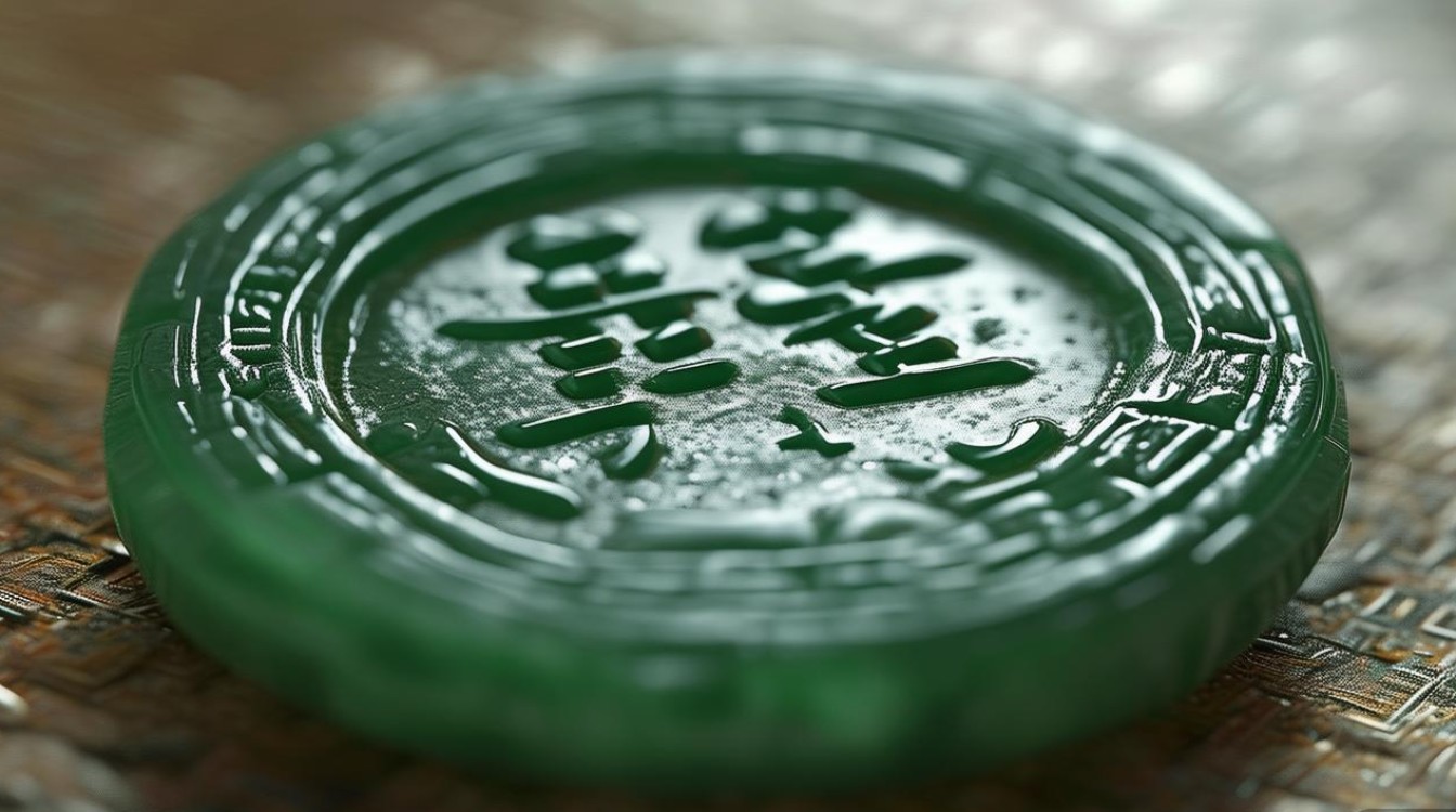大唐通宝 翡翠