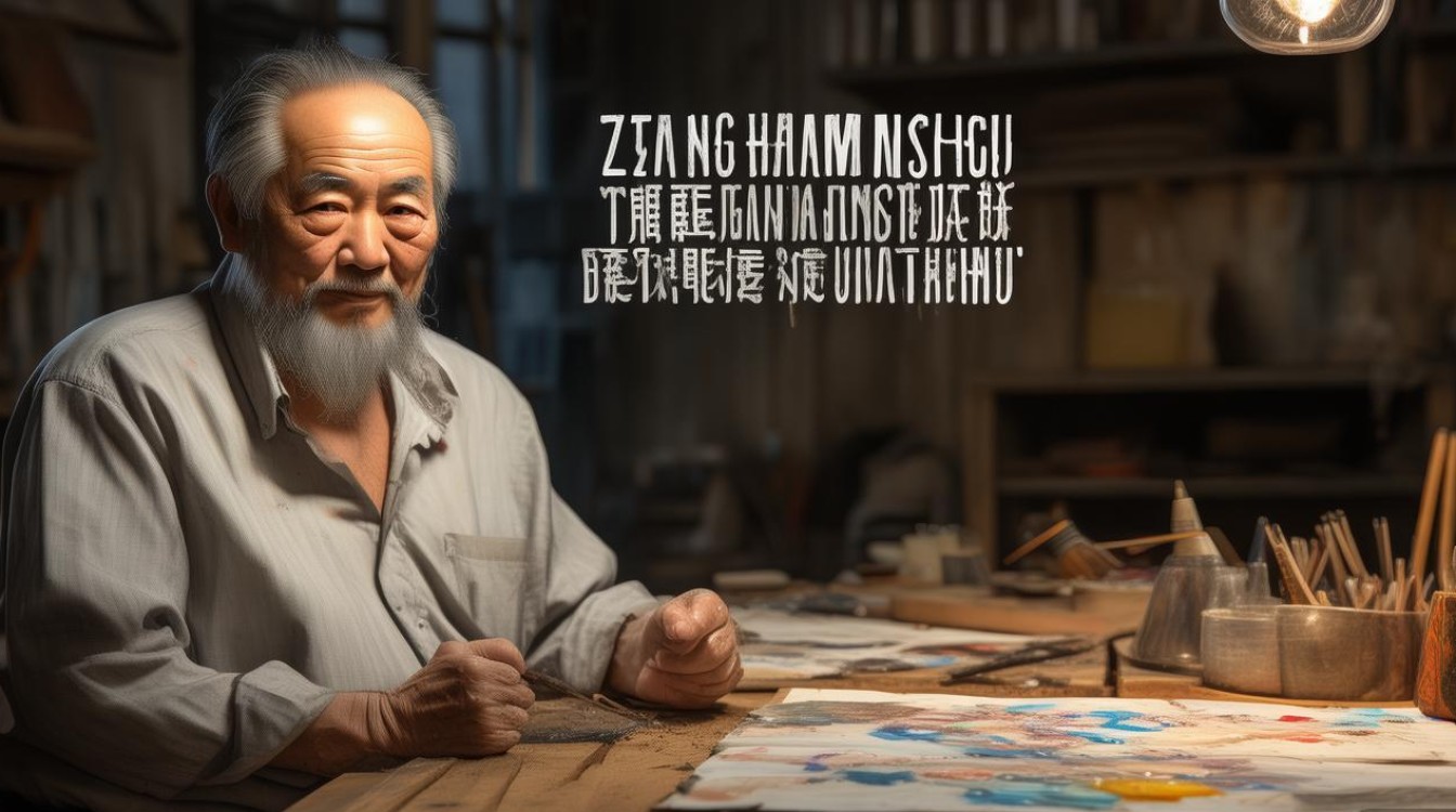 画家张民书