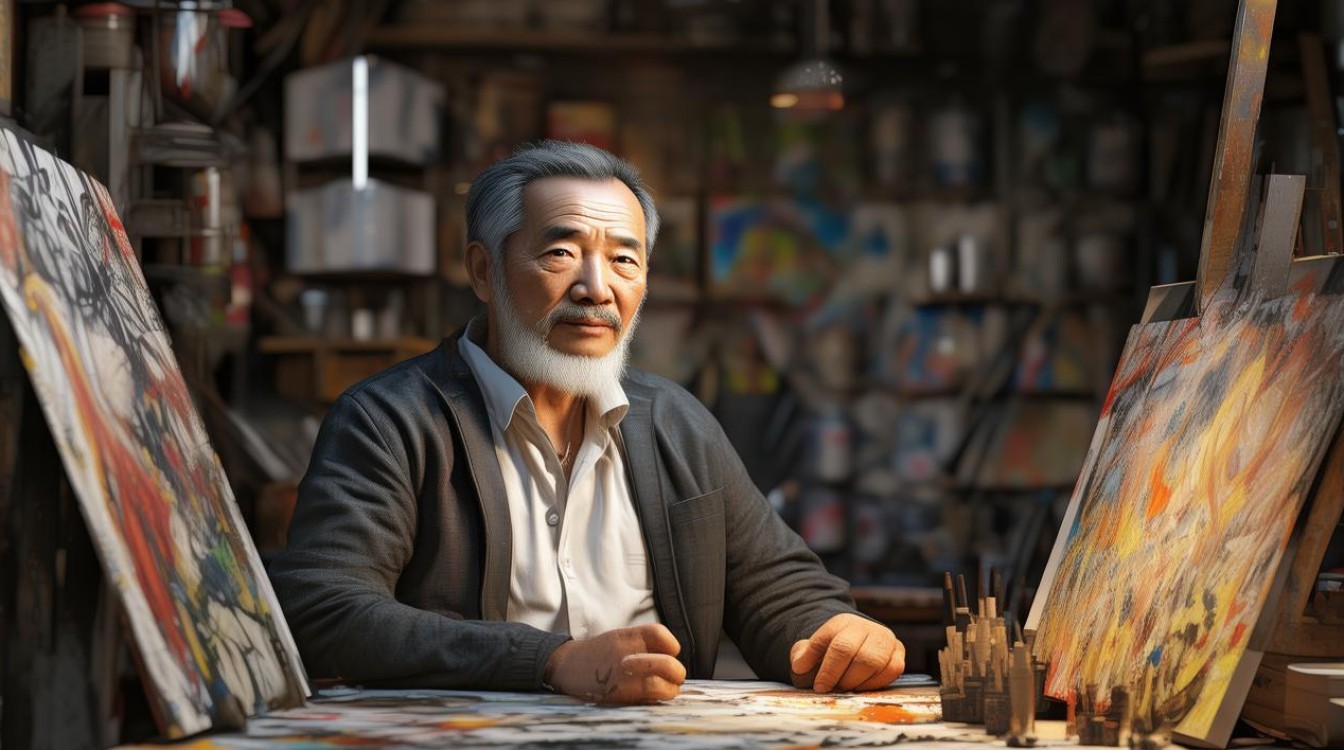 画家张民书