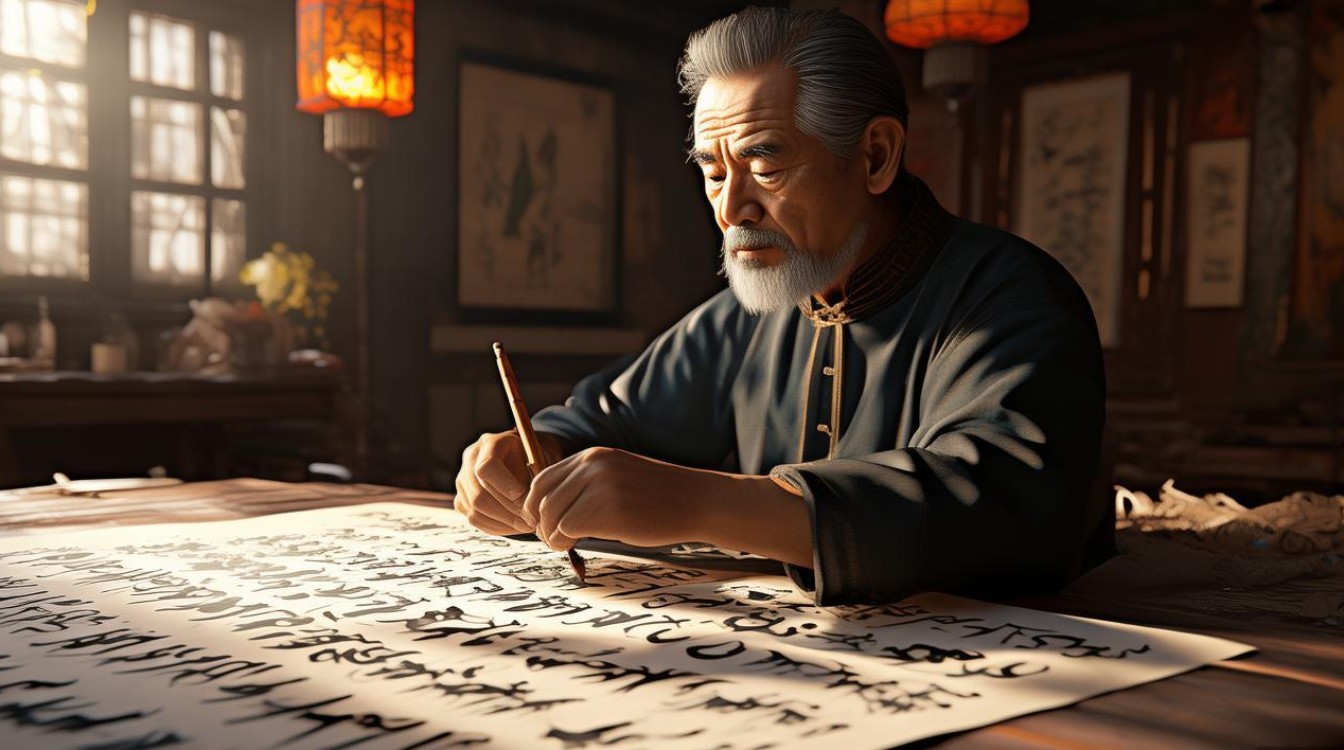 白浪书法家