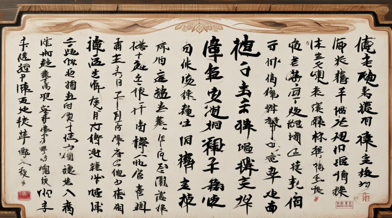 书法宣传画