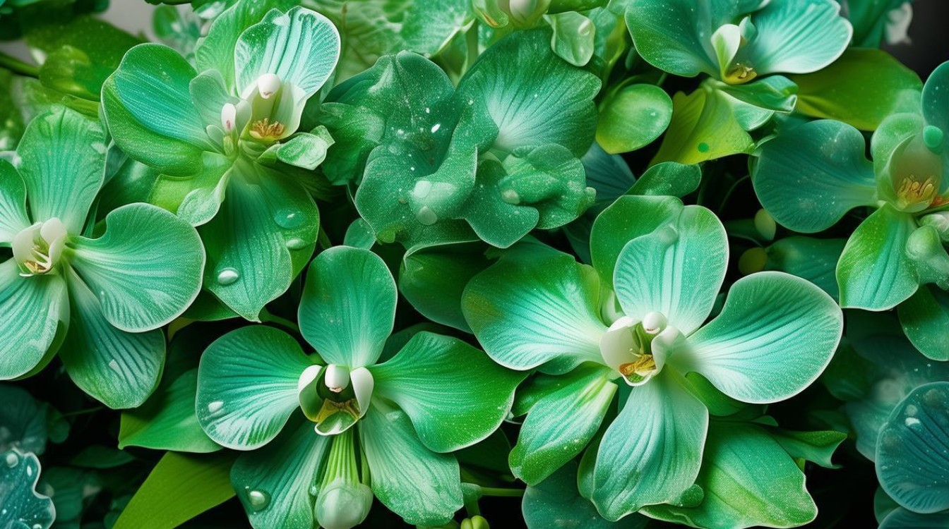 花卉 绿翡翠