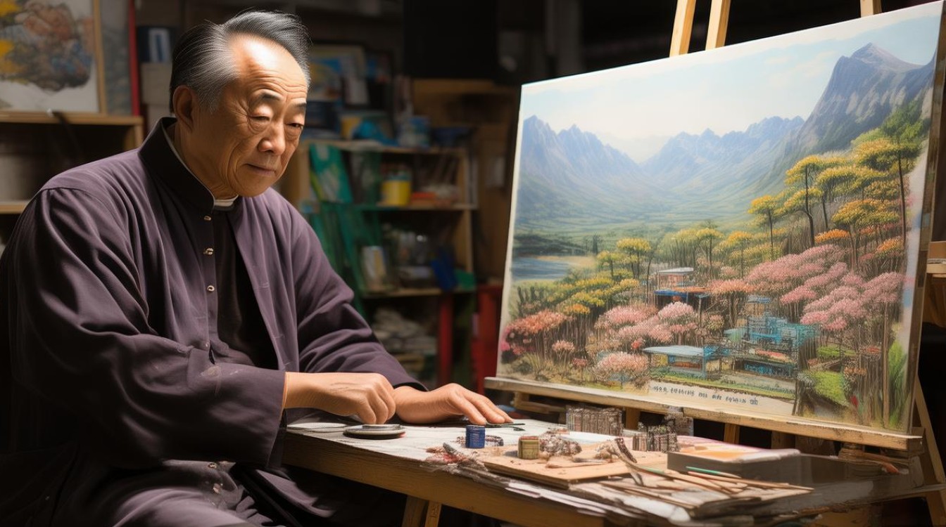 沈油画家