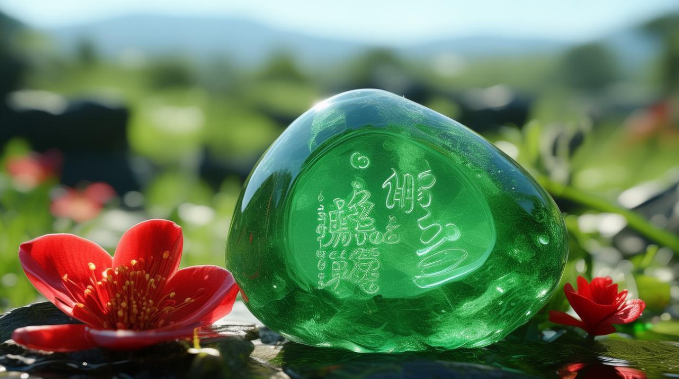 翡翠招桃花