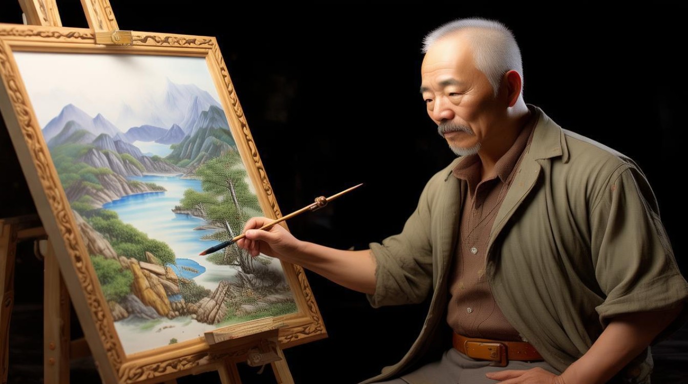 军旅画家同君