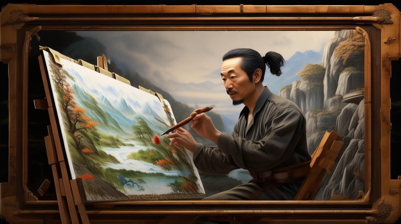 军旅画家同君