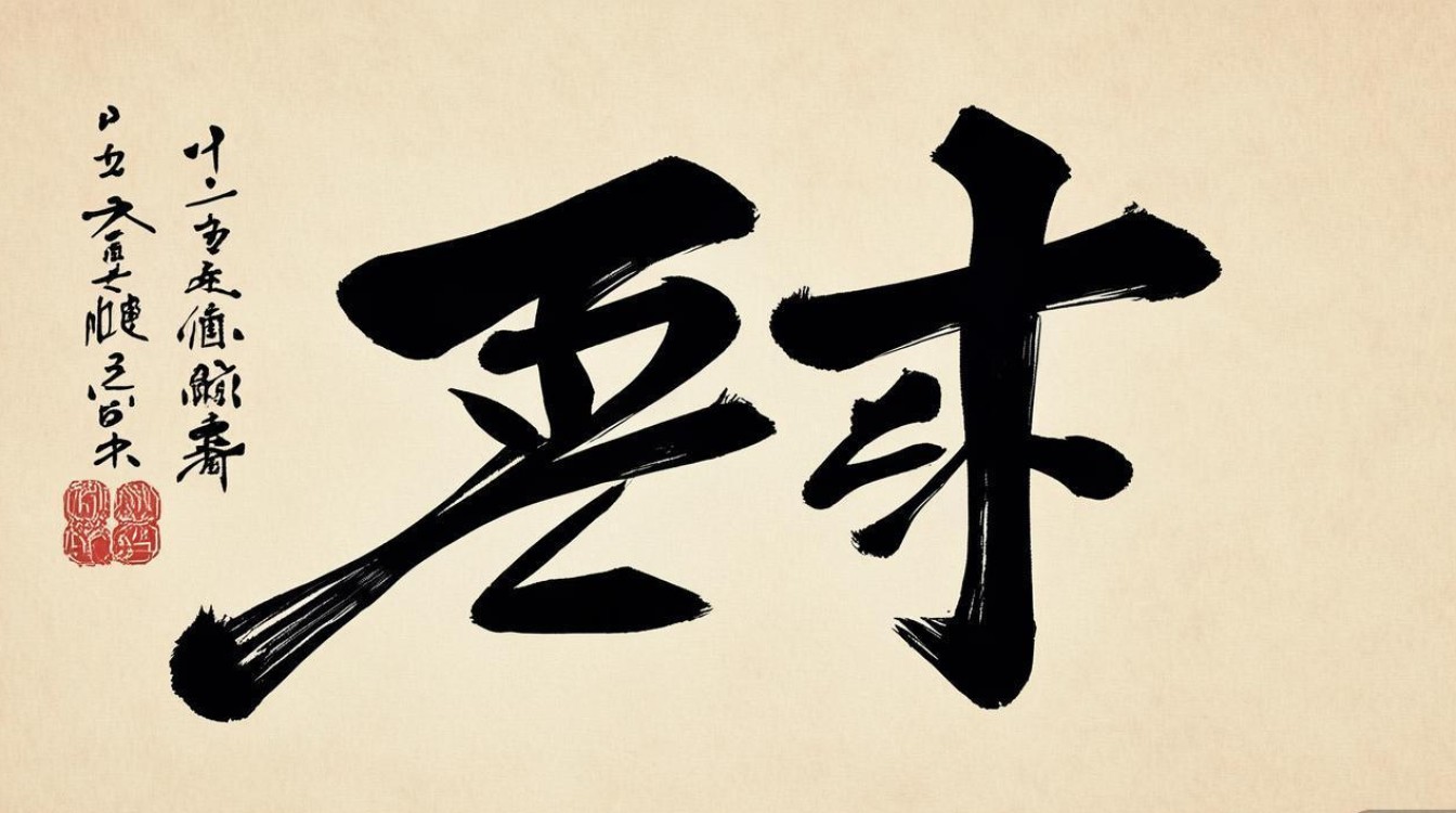 恕字书法图片