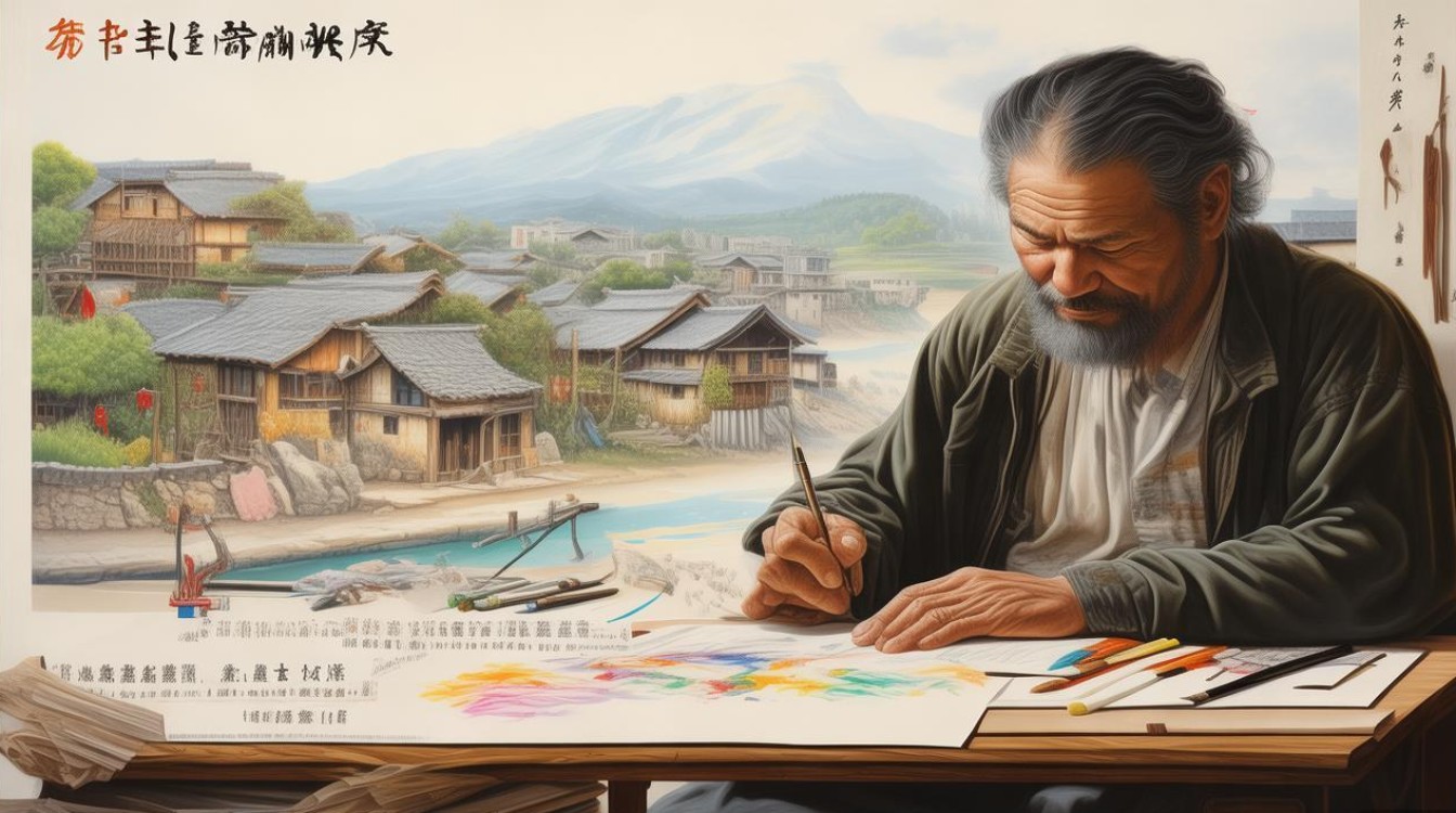 村人书画家