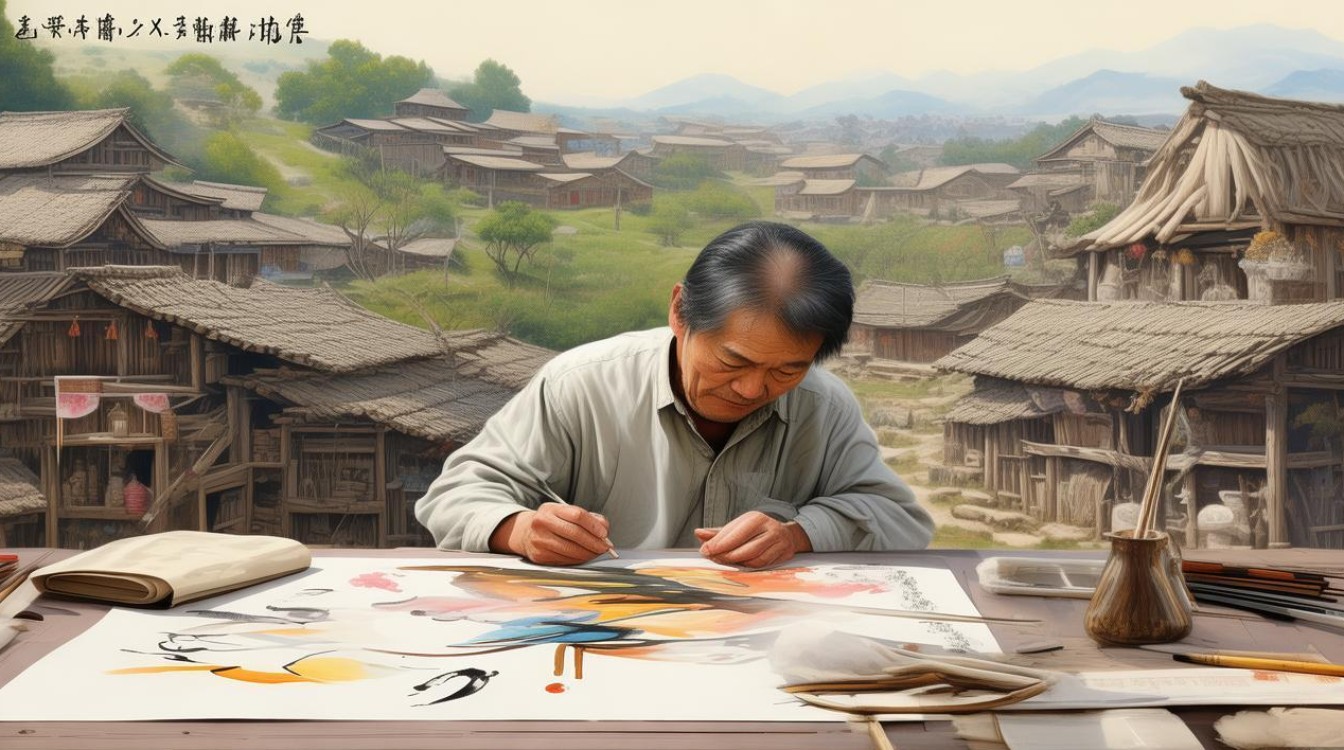 村人书画家