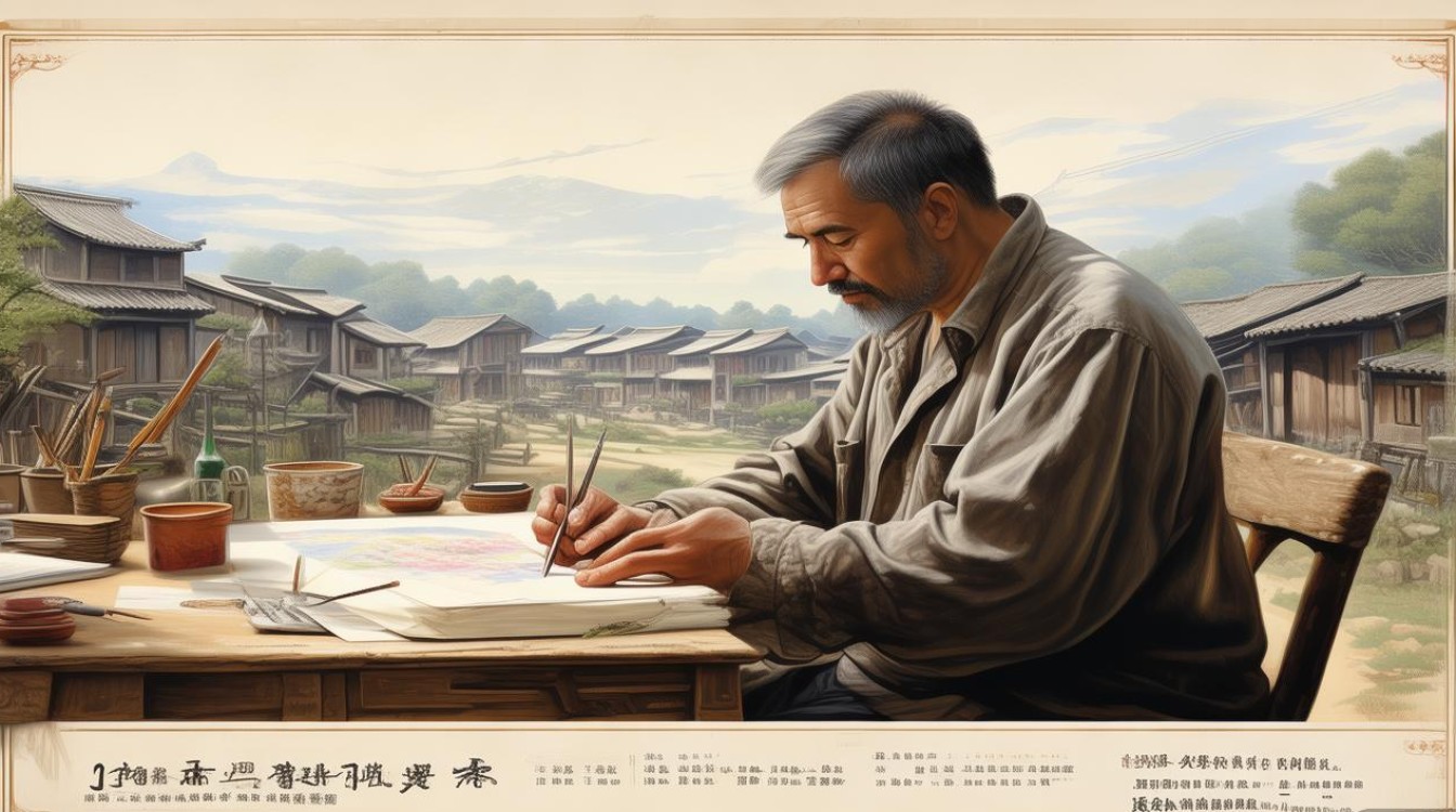 村人书画家
