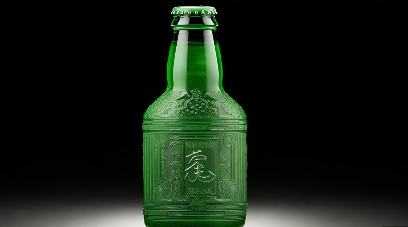 啤酒瓶做的翡翠