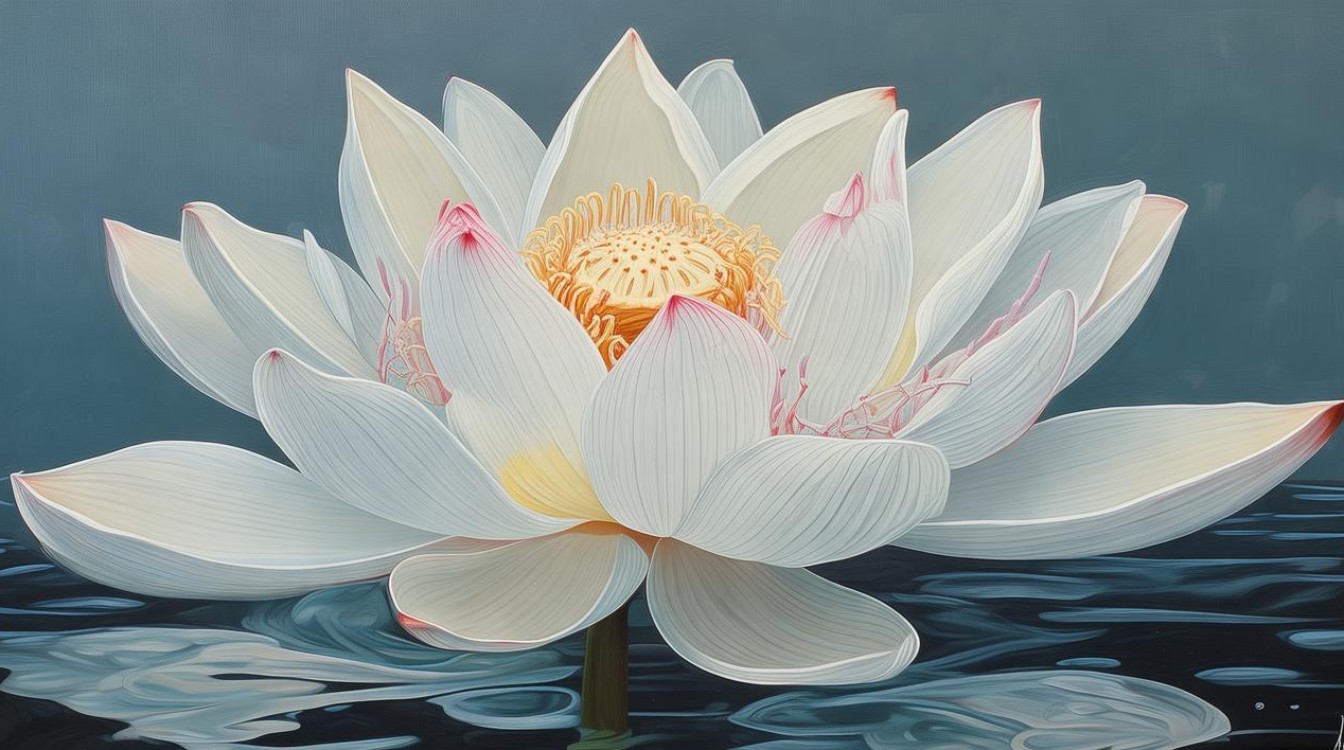 画家画的莲