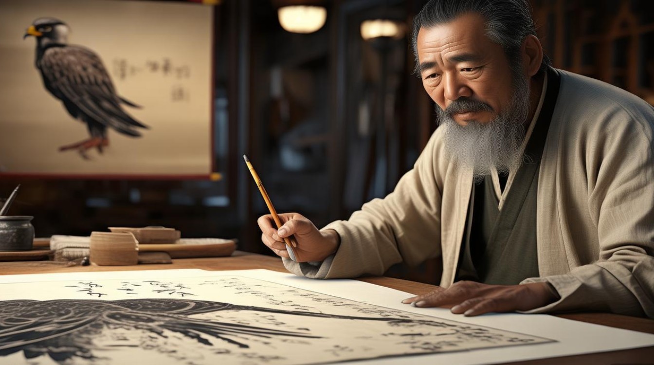 唐代画鹰画家