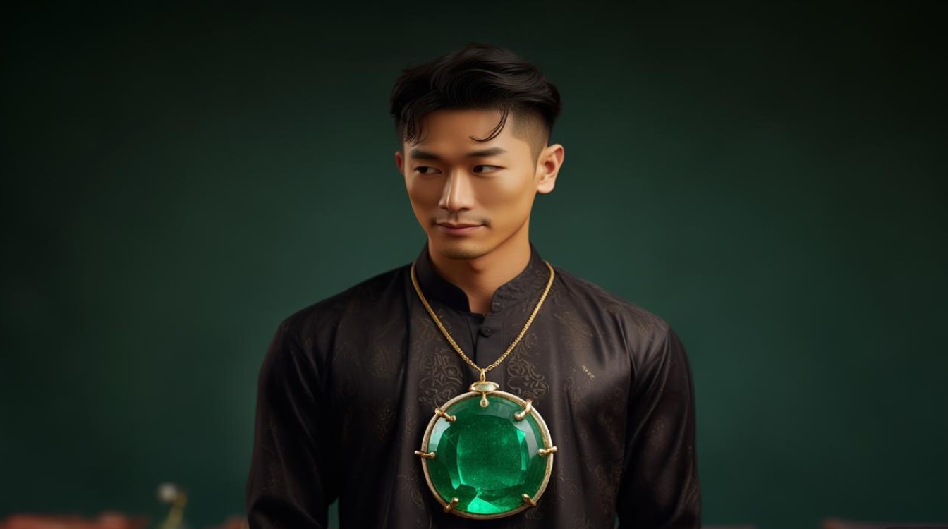 男的带翡翠还是玉