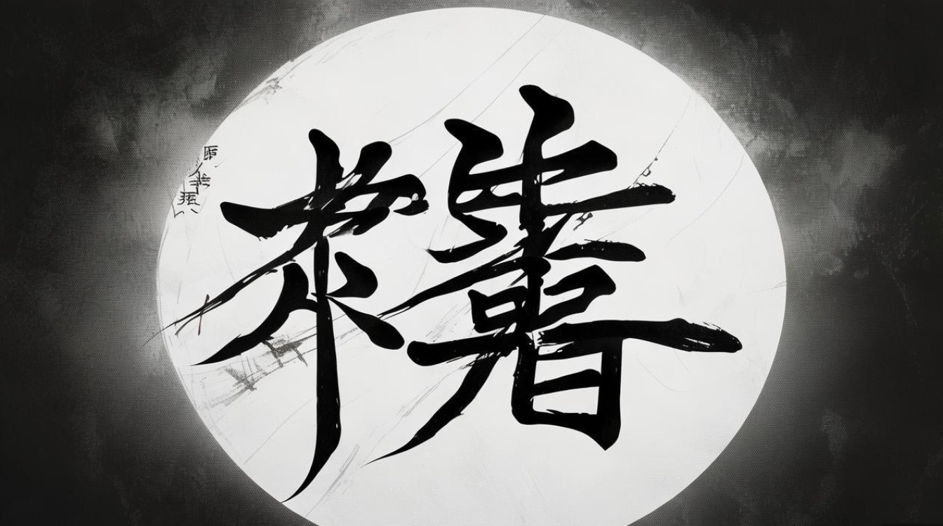 荒字的书法