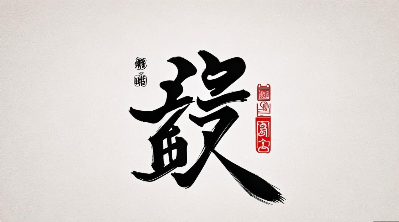 荒字的书法