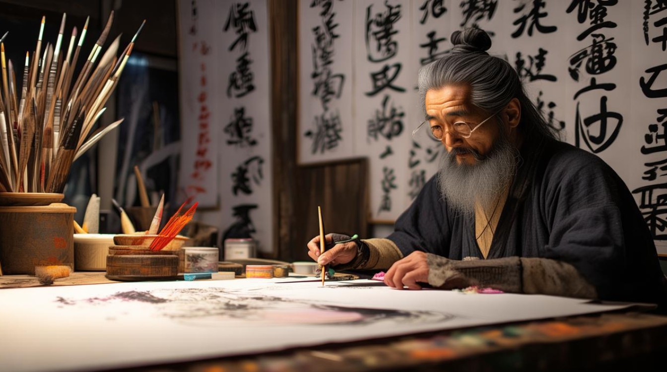 书画家景