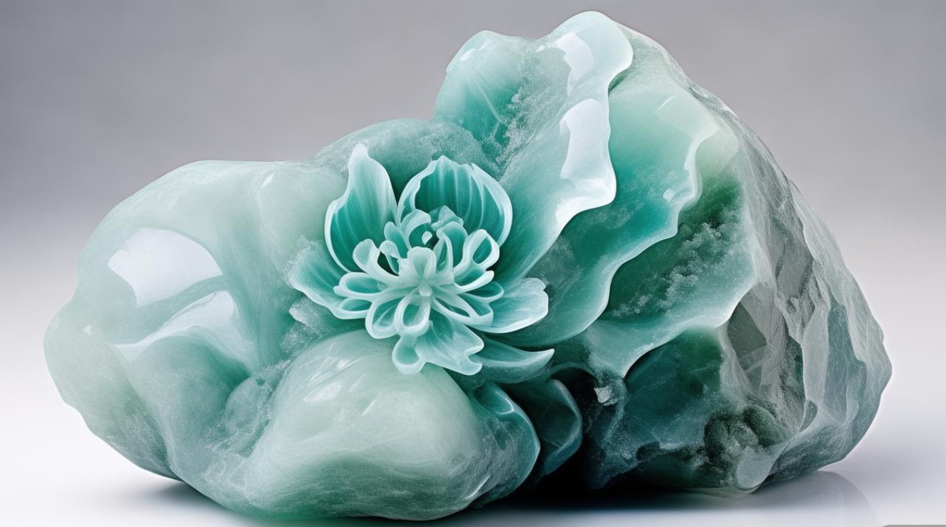 冰飘花翡翠原石