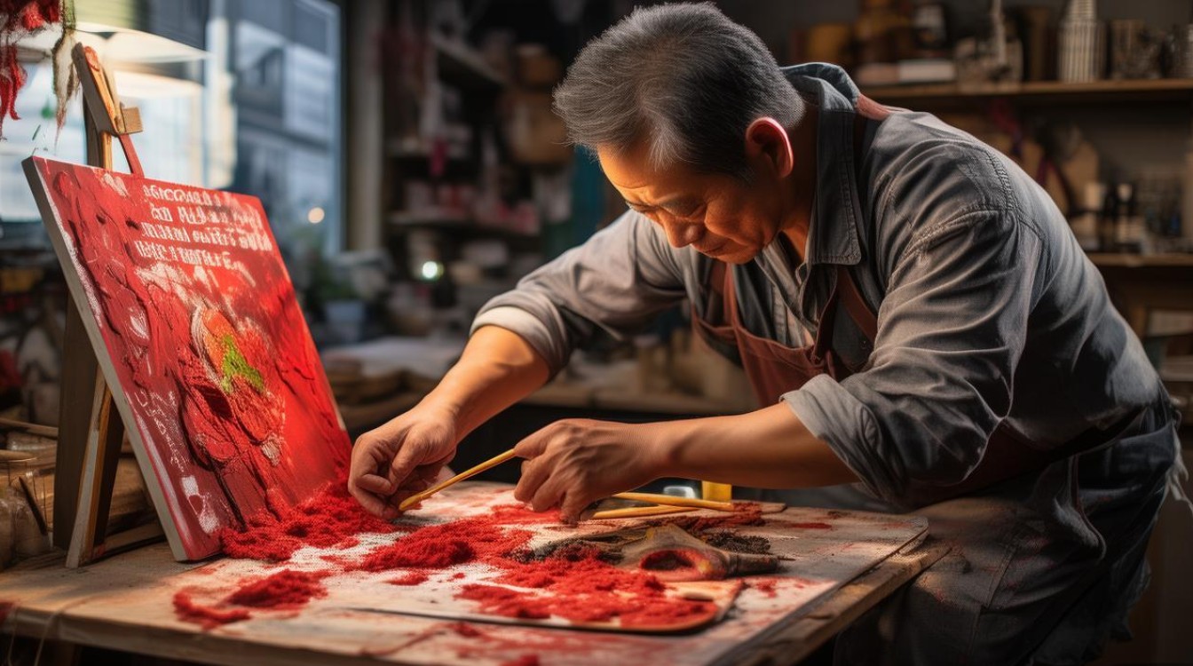 画家师阶红