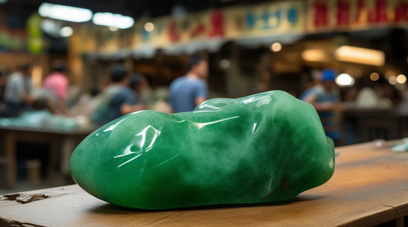 翡翠赌石 莫西沙