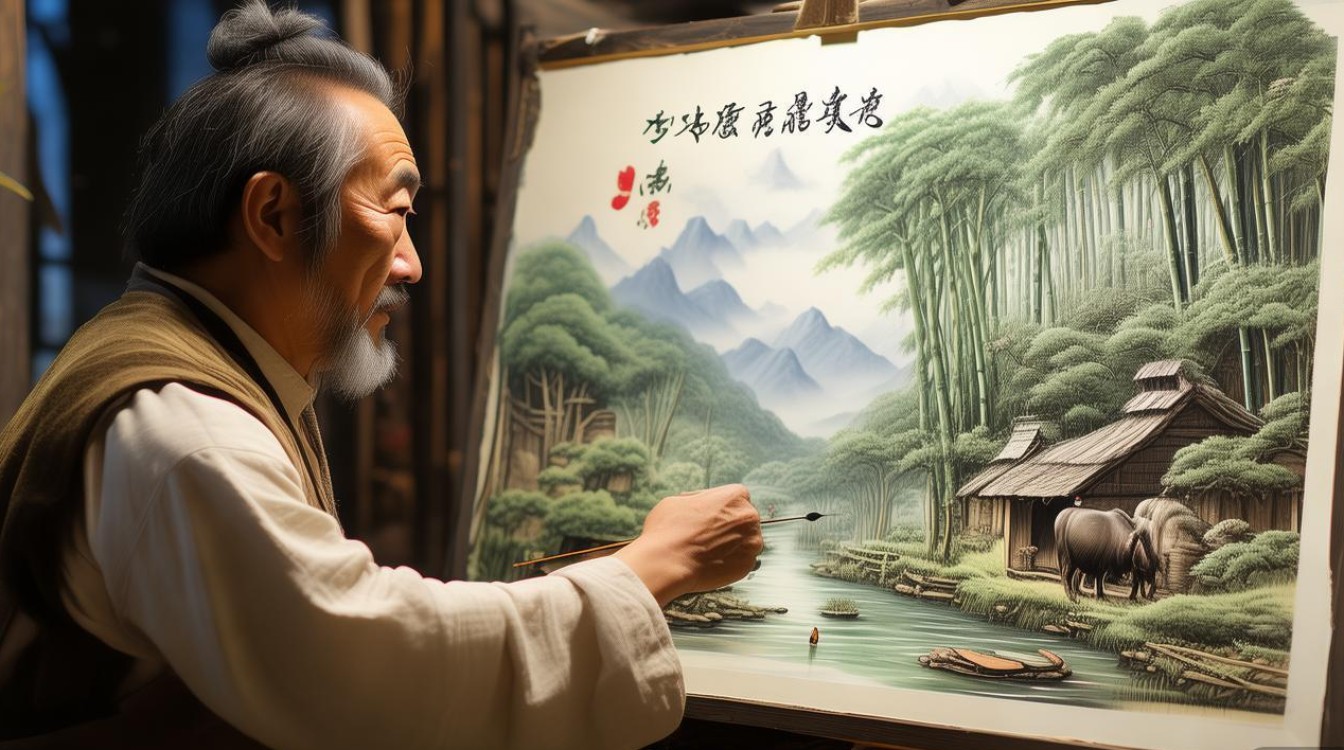 字饭牛画家