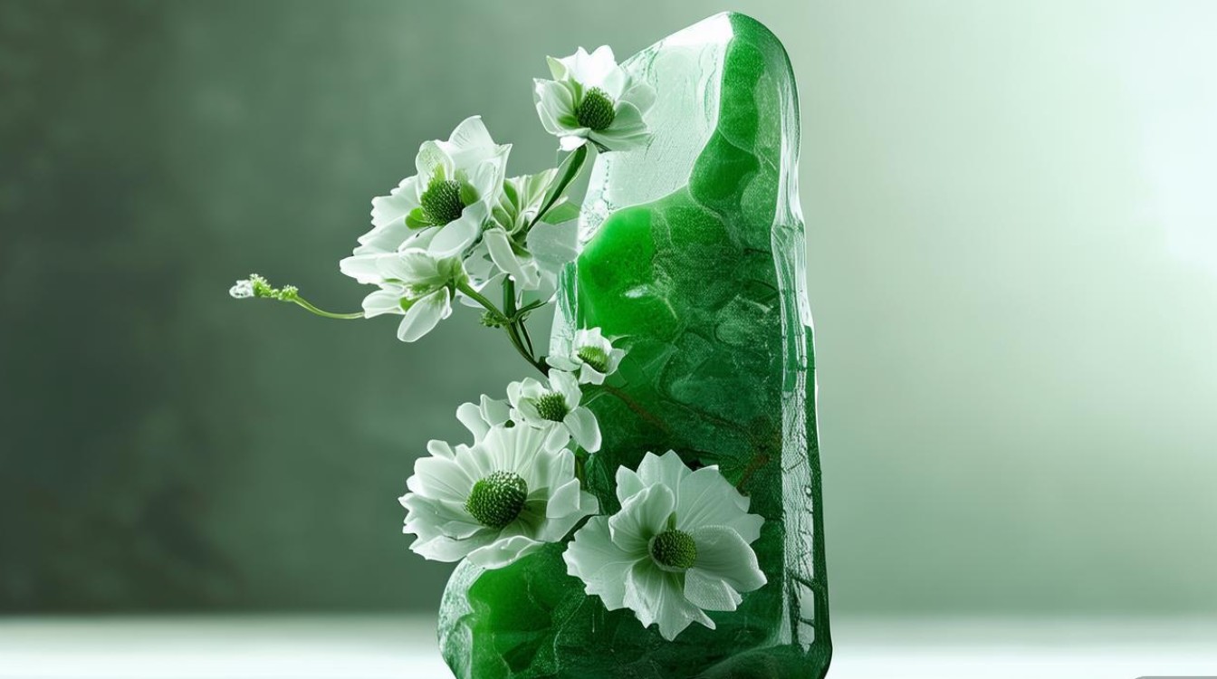 翡翠飘花活花