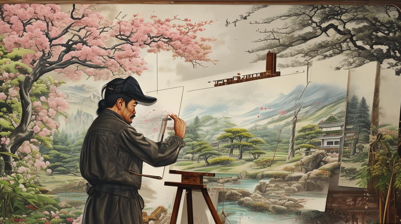 日本画家金声