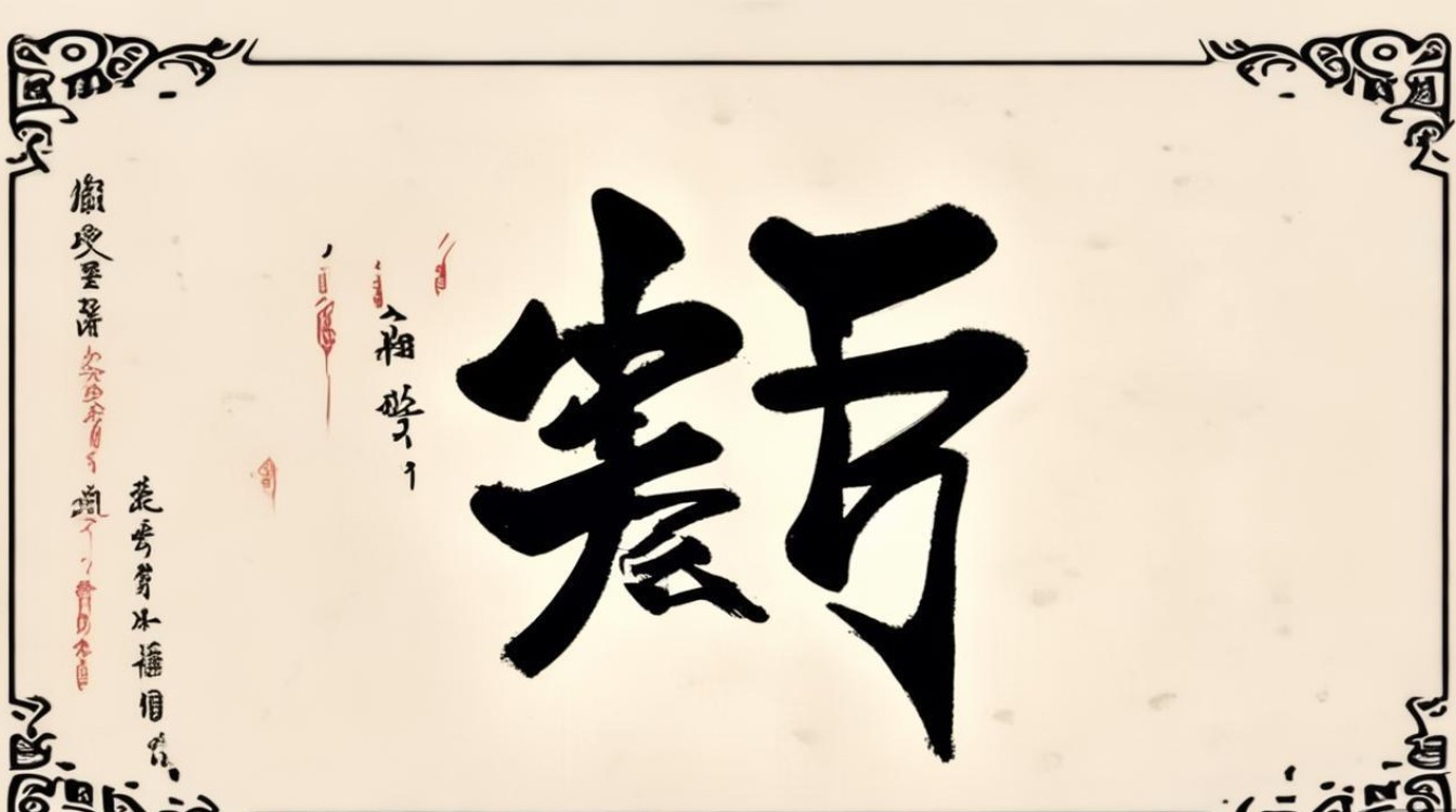 瑞字书法图片