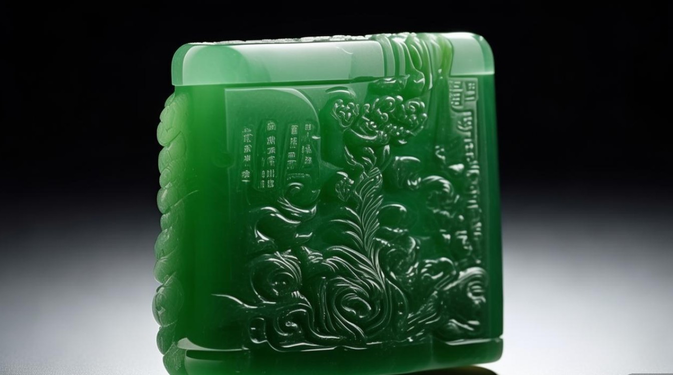 大师的翡翠雕件