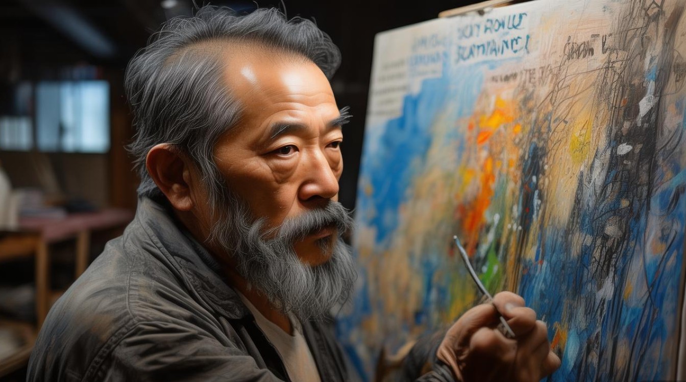油画家龚